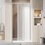 Душевая дверь RAVAK SUPERNOVA SDZ3-90 (870-910х1850) складная трехстворчатая, полистирол,белый+Pearl