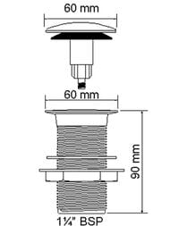   McAlpine "" ( D-60)  90,  1 1/4,  CWU60-AB