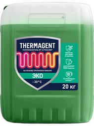 Теплоноситель Thermagent EKO -30°С емкость 20кг на основе пропиленгликоля