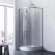 Душевой уголок AM.PM X-Joy Twin Slide (80х80х185) профиль матовый хром/прозрачное W88G-205-080MT64