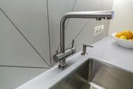 Cмеситель OMOIKIRI Nagano-BN латунь/нерж.сталь + водоочиститель OMOIKIRI PURE DROP Lite 4011.8028