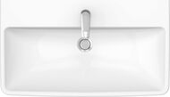 Умывальник подвесной Duravit No.1 800х460х175мм, перелив, отверстие под смеситель, белый 23758000002