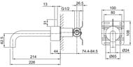 ��������� ��� �������� Fantini Fukasawa ������������ �������������, �������� PVD A513B