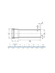 Канализационная труба REHAU 40/150 мм, шумопоглощающая, 11230041005