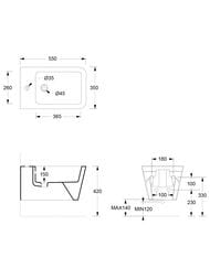 ���� ��������� Alice Hide 550�350�420 Aliglaze+, ���. ��� ���������, ������ ���. 31220108+FIX10