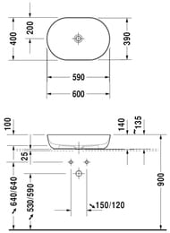  Duravit Luv 600400 ., , . .,   .  03796000001