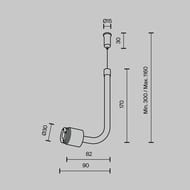 �������� ��� ���������� ������� ������� Maytoni Shelf (����) CA024PL-B ��� ����� ������� � ������, IP20, ������