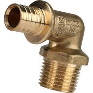 Угол STOUT 16х1/2"Н, для сшитого полиэтилена, латунь, арт.SFA-0005-001612