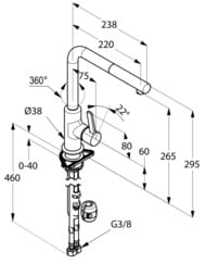 ��������� KLUDI L-INE ��� �����, ����������, ��������� �����, ������������ �������� (����) 408510575