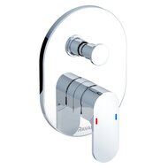 Смеситель для ванны/душа RAVAK Chrome CR 065.00 встраиваемый, внешняя часть