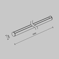 ������� �������� 1� Maytoni Parity (������) TRA130SR-1B ������