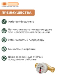 ������� Itelma ��� ������� ���� DN20 L=130, 2,5 �3/�, ��� ��������, WFW20.E130-0-R-L-0-IP54