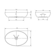 �������� ��������� ABBER Kristall 600�400�130 ��� ���. ��� ���� � �������,��������� AT2801Aquamarin