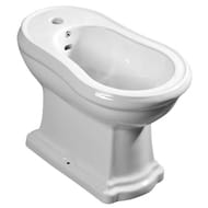 Биде напольное Kerasan Retro 102001*1 630х420х385мм, перелив. отверстие под смеситель, белый