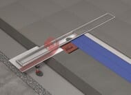Дренажный канал TECEdrainline для пристенного монтажа 700мм, с гидроизоляционной лентой 600701
