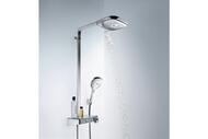Душевая система Hansgrohe Raindance Select E 300 3jet Showerpipe с термостатом,хром/белый 27127400