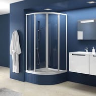Душевой акриловый поддон RAVAK Sabina 80 LA (795х795х270) глубокий, для установки в пол/на ножки