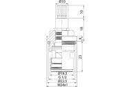 ����-����� IDDIS 998CR451SM ������������, 180�, 20 ������, G 1/2", M24, h=45 �� (�����)