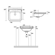   Kerasan Waldorf 4140K1bi/cr*1 600550 ,. ,/