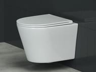 %$ Унитаз подвесной Ceramicanova Forma 480х370х330 безободковый, сиденье микролифт, крепеж CN3011