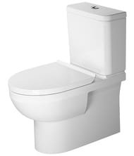 Унитаз-компакт DURAVIT DuraStyle 365х650 без обода, универсальный выпуск, подвод сбоку 21820900002+0941000005