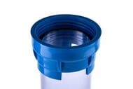Корпус ГЕЙЗЕР SL10 1/2" для холодной воды, прозрачный пластик SAN, латунные ниппели, арт. 50531