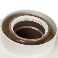 Элемент дымохода D80/80 адаптер STOUT (совместимый  Baxi) PP-Ryton SCA-8080-210002