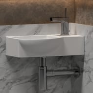 Раковина подвесная Ceramicanova Element 400х220х120 прямоугольная, перелив, белый CN6039L