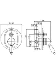 ��������� CEZARES ELITE-VDIM-02-Bi ��� �����, ������������ � ��������������, ������/����� �����
