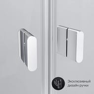 Душевой уголок AM.PM X-Joy Twin Slide (80х80х185) профиль матовый хром/прозрачное W88G-205-080MT64