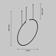 ���������� Maytoni Arity (������) TRX233-RV-D800-B ��������� ������� D800�� ������������, IP20, ������