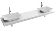 Столешница Jacob Delafon PARALLEL EB55-2000-N18 (2000х520х60) с 2 отверстиями под Reve Е4819, белый