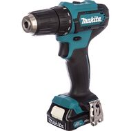 Шуруповерт MAKITA DF333DWAE аккумуляторный, 12В 2*2Ач, 20полож, 450/1700об/мин, 10мм, кейс