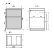 ����� ��� �������� Sancos Folk Floor FL60FGS 590�445�850 ���������, � 2-�� �������, ����: Grey soft