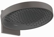 Верхний душ Hansgrohe Rainfinity 360мм 1jet с настенным держателем, шлиф.черный хром 26230340