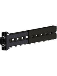 Балансировочный коллектор Gidruss BM-80-6D.EPP до 80 кВт, 1 1/4", 5 контуров, 4D-кроншт, черн.муар — миниатюра 1