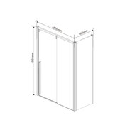 ������� ������ Vincea Lugano 1600�900�1950 ������ ����������/������� ����, VSR-1L9016CL-1