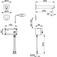 ��������� ��� �������� Keuco IXMO 225 �� ������������,�����������,����. �����,���� 59517011101