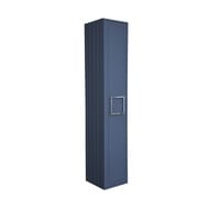 Шкаф-пенал La Fenice Cubo Blu grigio 30 см (300х300х1610) синий матовый FNC-05-CUB-BG-30