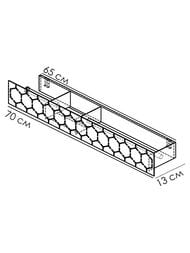 ����� FLOW Bee Trio 700�130�90 ����������. �����, �������������. ������, ����� Fl-bee-trio70-tpp-�