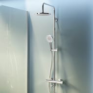 Душевая система AM.PM X-Joy F0785A500 смеситель для ванны/душа, термостат, верхний/ручной душ, хром