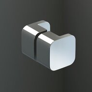 Душевой уголок RAVAK BRILLIANT BSDPS-90/90L (895х895х1950) распашная дверь, стекло, хром+Transparent