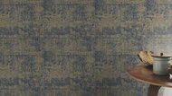 Обои виниловые на флизелине Rasch Kimono (0,53х10,05) темно-бежевые 410723 (рул.)