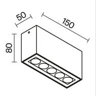 ���������� ���������� Maytoni Ares (����) O309CL-L10GF3K, 3000� 10�� IP 54, ������