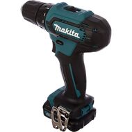 Шуруповерт MAKITA DF333DWYE аккумуляторный, 12В 2*1.5Ач. 20полож, 450/1700об/мин, 10мм, кейс