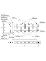Балансировочный коллектор Gidruss BM-100-7DU до 100 кВт, 1 1/4", 3+3, 4D-кронштейны, черный муар — изображение 3