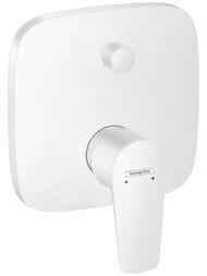 Смеситель Hansgrohe Talis E 71745700  для ванны однорычажный, внешняя часть, белый матовый — миниатюра 1