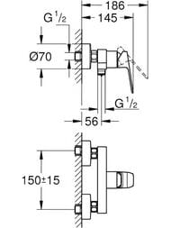 ��������� ��� ���� Grohe Cubeo ���������, �������������, ��� ������, ���� 1018240000