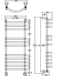 ����������������� ������� Margaroli Luna 434-11 (1071,5�405) ������, 4343711OBN