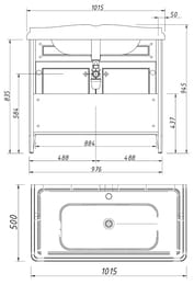 ����� ��� �������� Caprigo ������ 100 noce europeo 1015�965�500 11216-�041